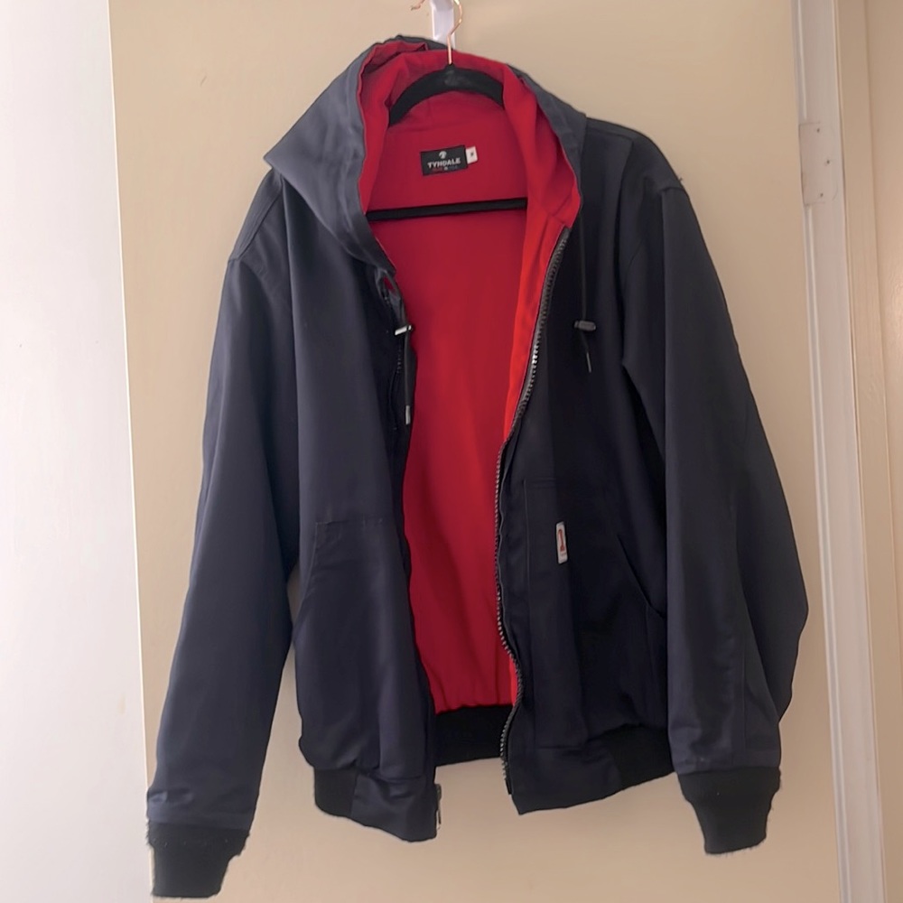 Vintage Tyndale Zip Up work wear flame-resistant jacket